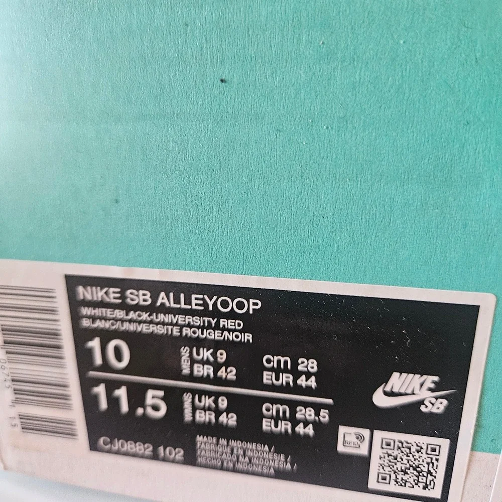 Nike SB Alleyoop Mens Shoes Low‎ Top Skate Size 10 Skater Streetwear Classic
